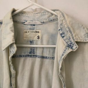 Acid Wash Button Down